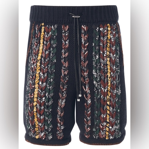 AMIRI Other - AMIRI BRAIDED BANDANA SHORTS BLACK